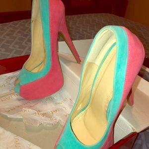 Peep toe Heel